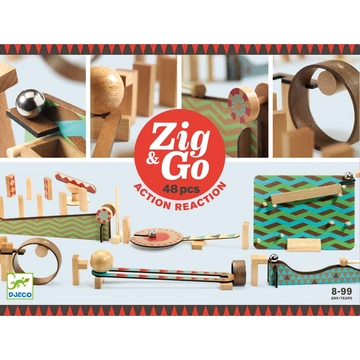 Építőjáték - Sokasodó 48 db - Zig & Go