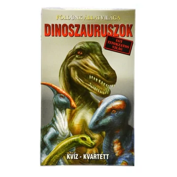 Dinoszauruszok - kvíz kvartett
