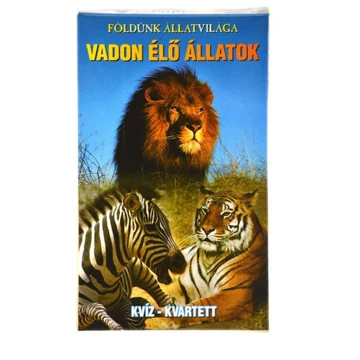 Vadon élő állatok - kvíz kvartett