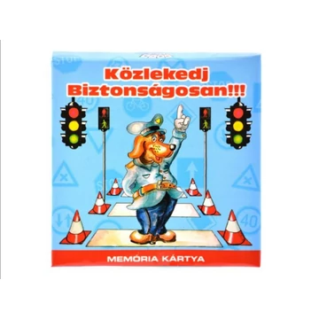 Memóriakártya - Közlekedj biztonságosan! (kresz)