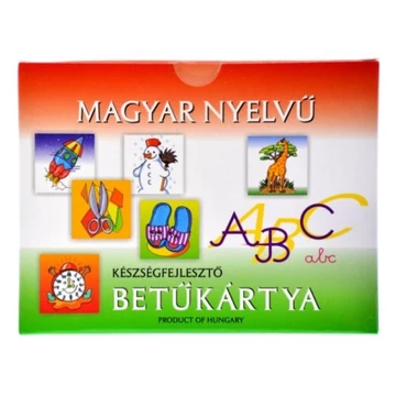 Magyar nyelvű betűkártya