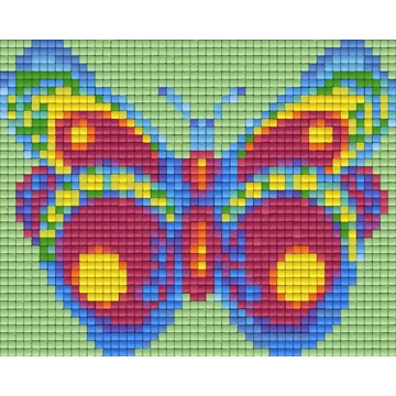 Pixel Zöld-lila pillangó   (1 alaplapos)