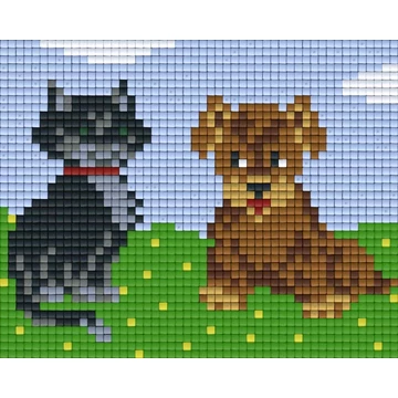 Pixel Kutya és macska  (1 alaplapos)