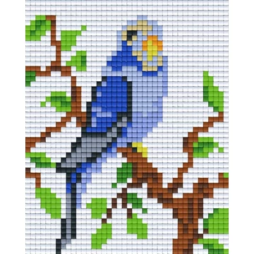 Pixel Kék papagáj