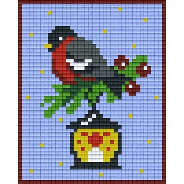 Pixel Madár lámpással (1 alaplapos)