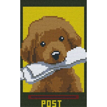 Pixel Kutya levelekkel (2 alaplapos)