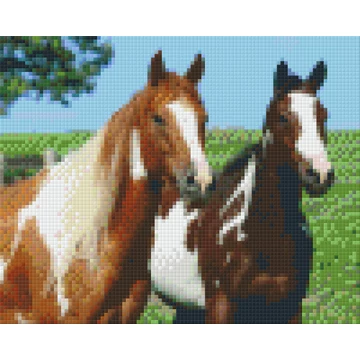 Pixel Két ló (4 alaplapos)