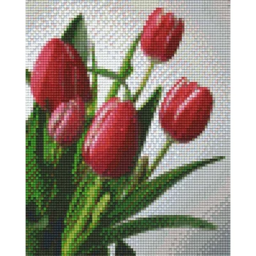 Pixel Rózsaszín tulipán ( 4 alaplapos)