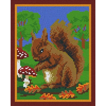 Pixel Mókus az erdőben ( 4 alaplapos )
