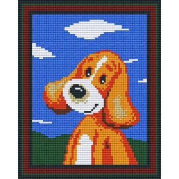 Pixel Boldog kölyökkutya ( 4 alaplapos )