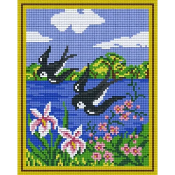 Pixel Swallows at Lake ( 4 alaplapos )