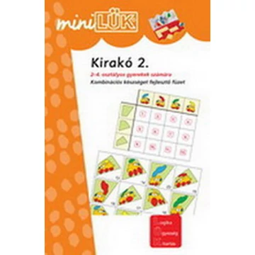 MiniLük - Kirakó 2.  ( 2-4. osztályos gyerekek számára kombinációs kézséget fejlesztő füzet )