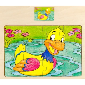 Puzzle 12 db-os (kacsás)