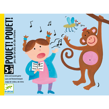Kártyajáték - Pouet! Pouet!/Mutogatós hangutánzós játék