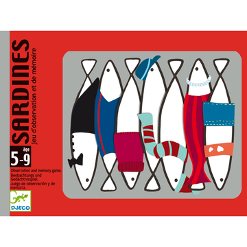Kártyajáték - Szardíniák/Sardines memória fejlesztő