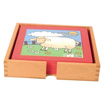 Farm állatai puzzle (plasztik,6x9 db.)