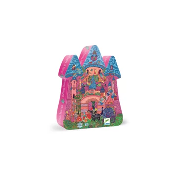 Puzzle formadobozos - Tündérek kastélya 54db-os