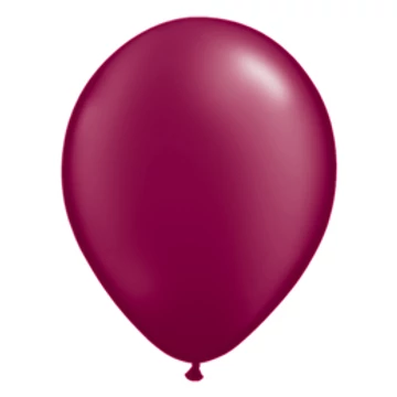 11 inch-es Pearl Burgundy/Bordó Kerek Lufi