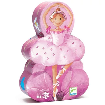 Puzzle formadobozos - Balerina 36 db-os