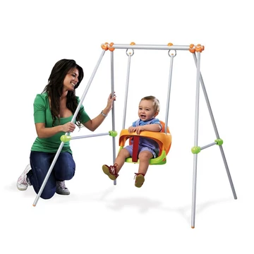 Hinta gyerekeknek Portique Smoby fémszerkezettel 120 cm magas