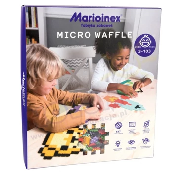 Micro waffle kreatív építő (517 db + 300 db ajándék)