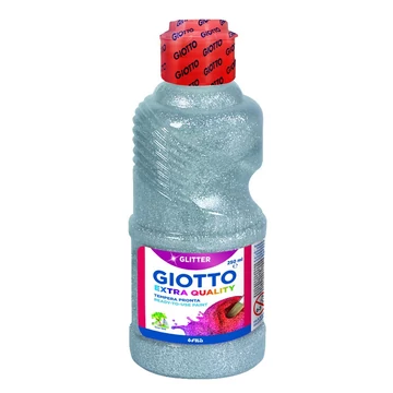 Giotto Ezüst csillámos tempera 250 ml flakonban