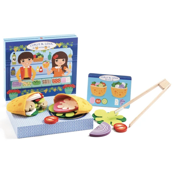 Pita készítő - Cyrus & Lena - Make pitas with a menu - Djeco