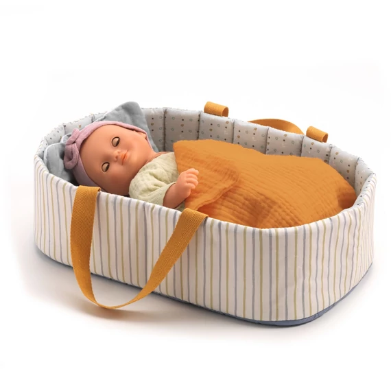 Mózeskosár - Kékeske - Bassinet Blue Lines - Djeco