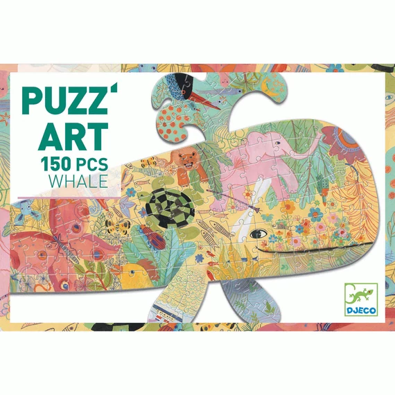 Művész puzzle - Bálna - Whale - Djeco