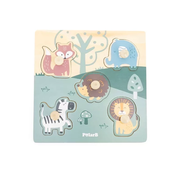Fogós puzzle - állatok (Polar B)
