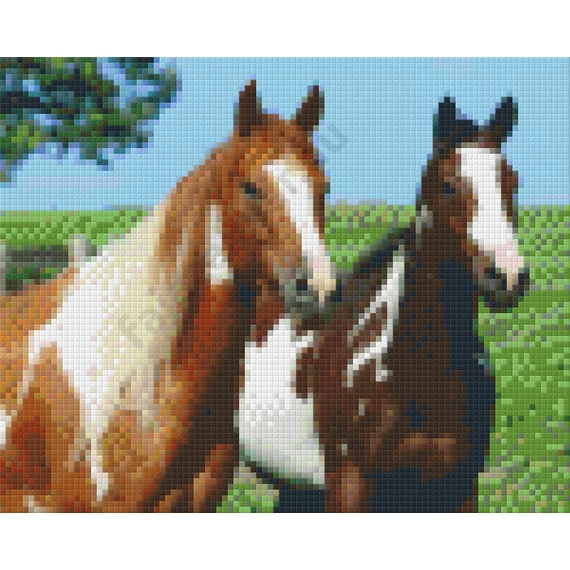 Pixel Két ló (4 alaplapos)