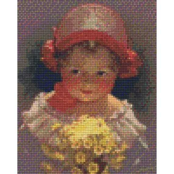 Pixel Girl with red tape ( 4 alaplapos )