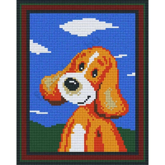 Pixel Boldog kölyökkutya ( 4 alaplapos )