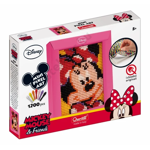QUERCETTI  -  Mini Pixel Art pötyi tüskejáték - Minnie