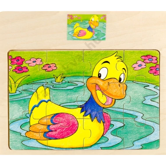 Puzzle 12 db-os (kacsás)