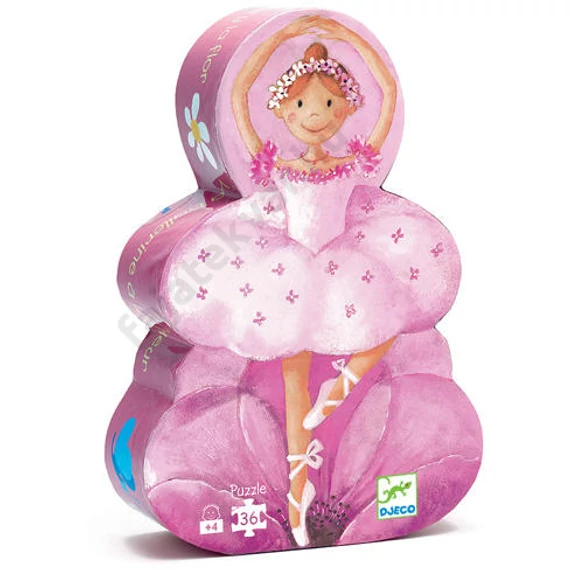 Puzzle formadobozos - Balerina 36 db-os