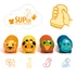 Kép 2/2 - Stamps for little ones - Safari animals