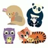 Kép 3/3 - Matricák - Összetartozás - Coloured stickers mums and babies - Djeco