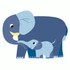 Kép 2/3 - Matricák - Összetartozás - Coloured stickers mums and babies - Djeco
