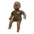 Kép 1/2 - Afrikai baba, textil testtel, 40 cm-es, MINILAND, ML31063