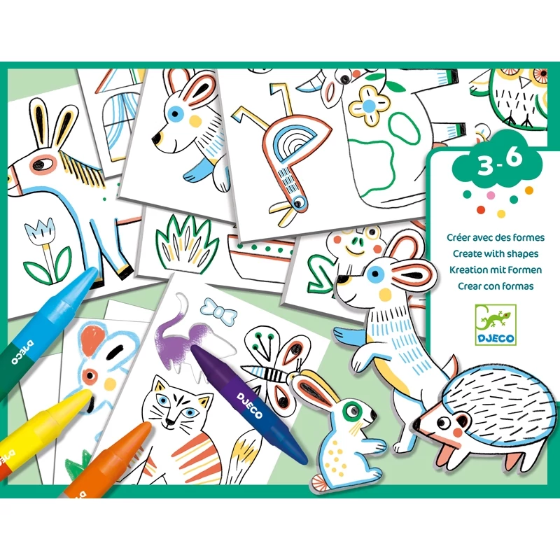 A world to create, animals - Djeco