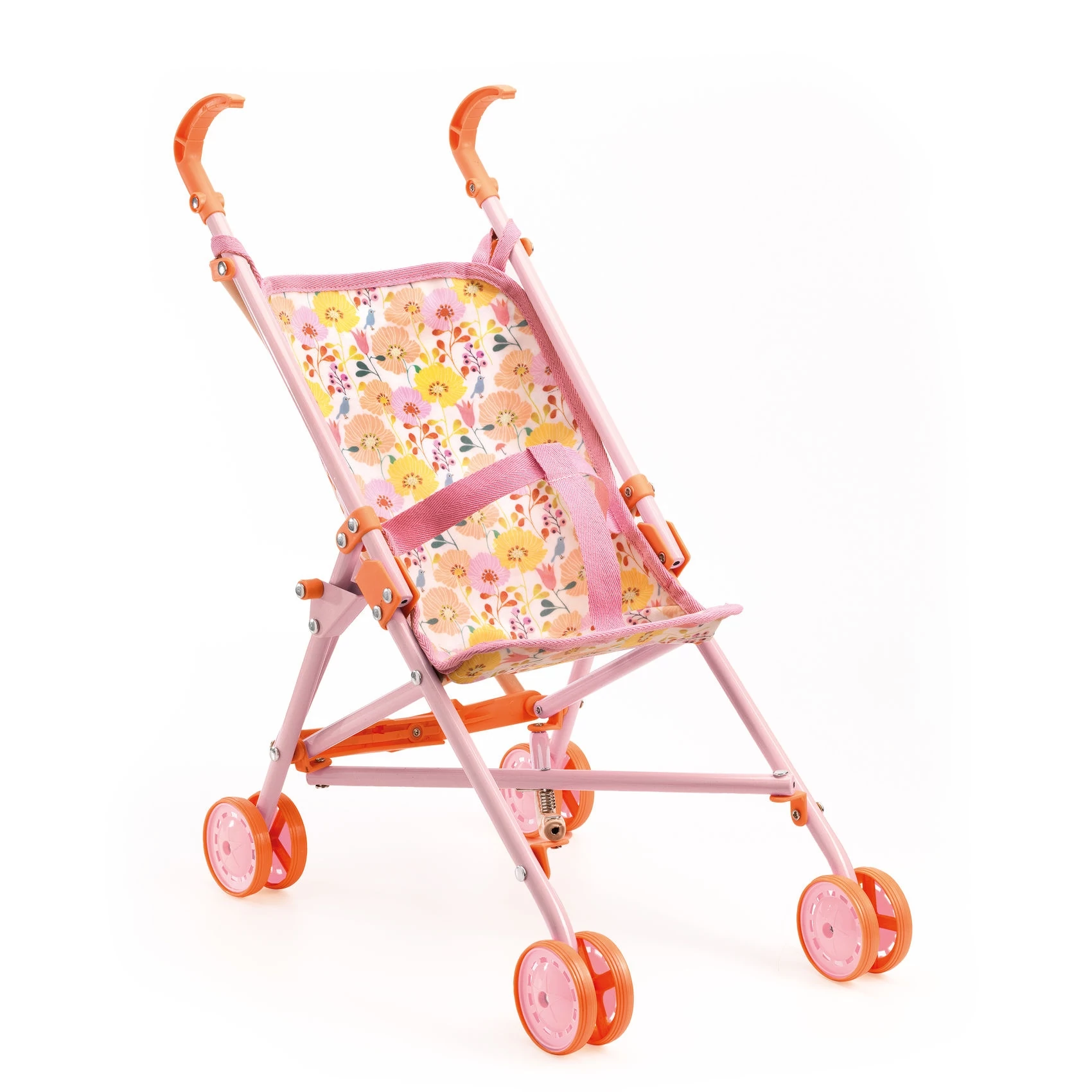 Babakocsi - Virágos, 54 cm - Stroller Flowers - Djeco