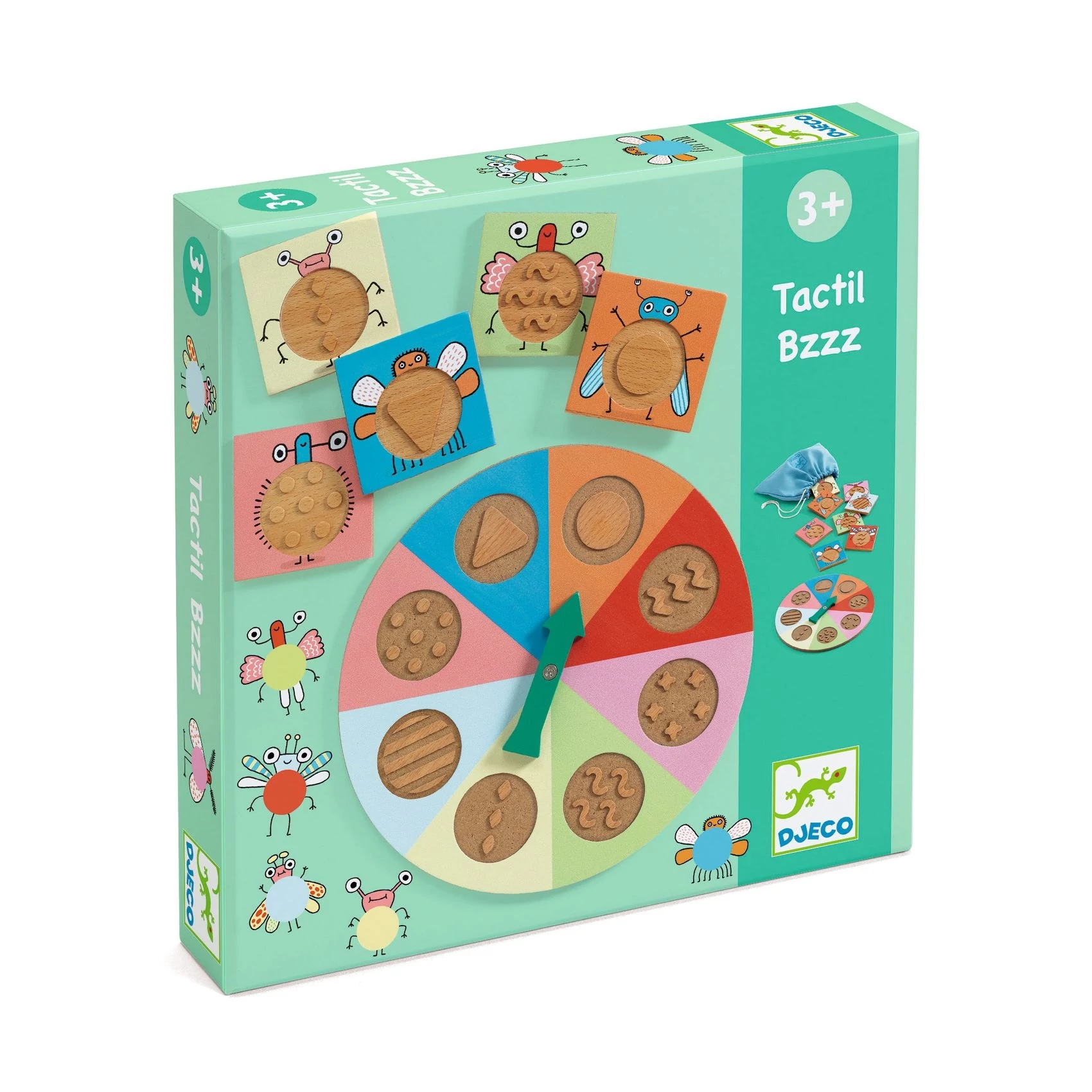 Fejlesztő játék - Kitapintó - Tactil Bzzz - Djeco