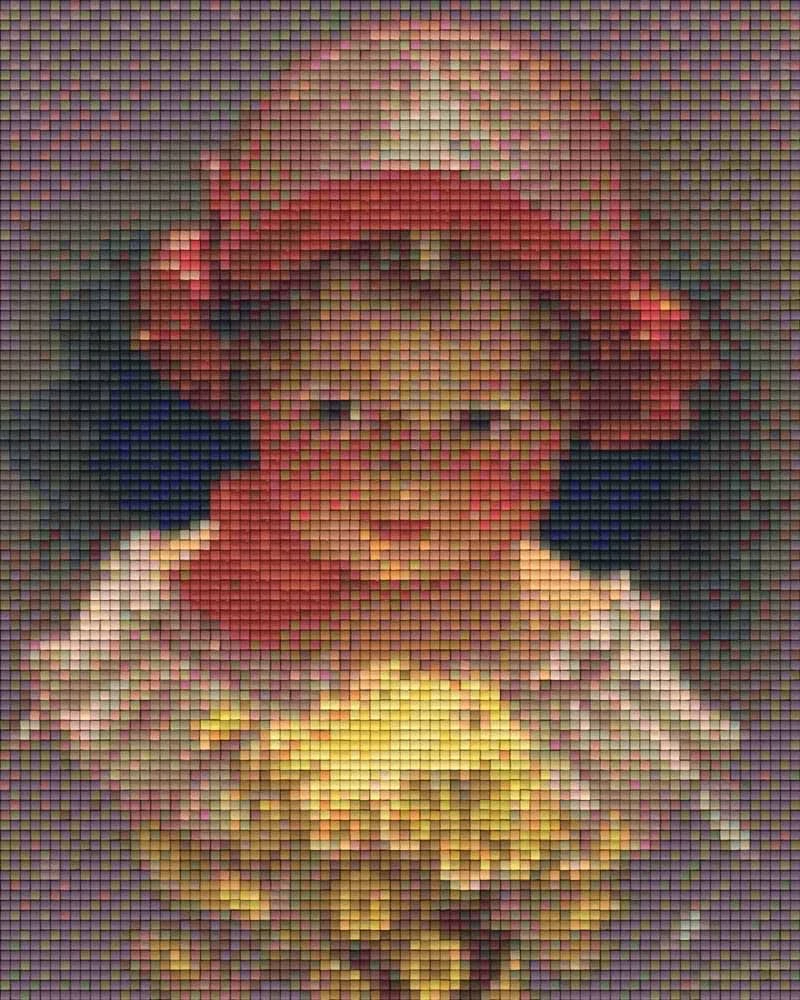 Pixel Girl with red tape ( 4 alaplapos )