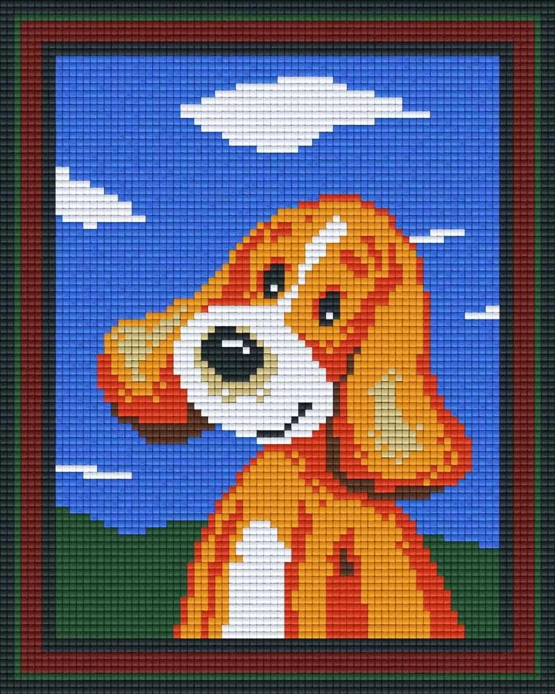 Pixel Boldog kölyökkutya ( 4 alaplapos )