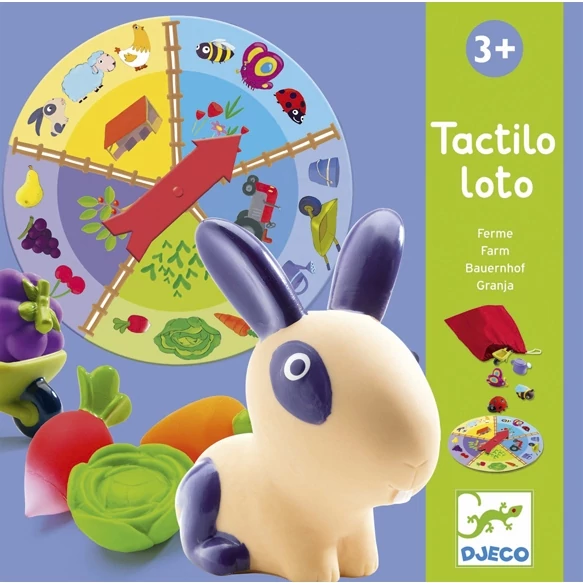 Tactilo Lotto - Tapintható lottó farm - Djeco